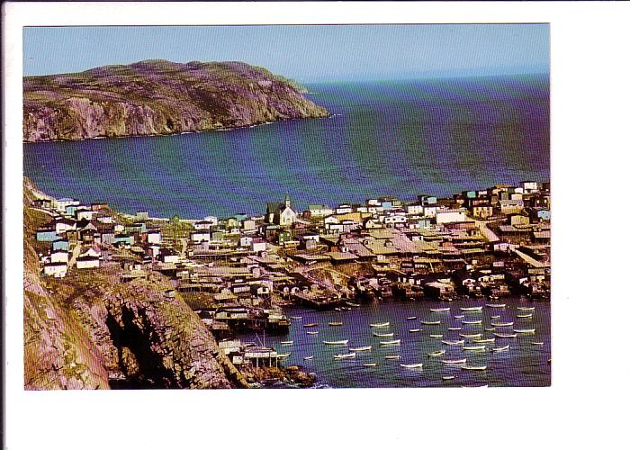 Bay de Verde, Newfoundland, Fishing Boats, Matching 8 cent stamp