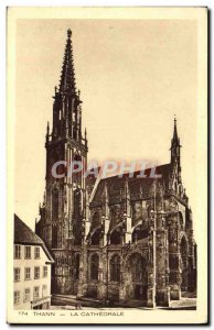 Old Postcard Thann La Cathedrale