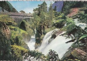 BF19522 cauterets le pont d espagne le gouffre  france  front/back image