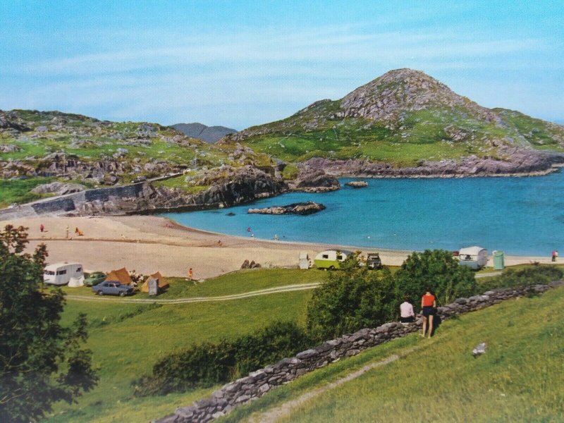 Vintage Postcard West Cove Caravan and Camping Site between Sneem & Waterville