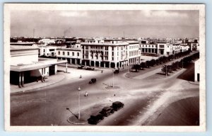 RPPC RABAT Avenue Dar El Maghzen MOROCCO Postcard