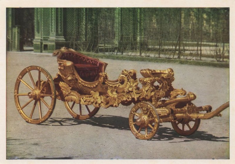 Maria Theresia Carriage Coach Pferdekutschen Karussellwagen Kaiserin Postcard