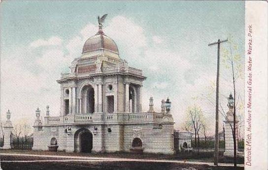 Michigan Detroit Hurlburt Memorial Gate Water Works