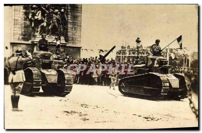 PHOTO CARD Army Tanks Tanks d & # 39assaut