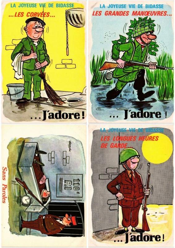 HUMOUR HUMOR MILITAIRE MILITARY 78 MODERN CP