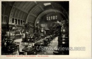 Palm Garden - MIlwaukee, Wisconsin WI Postcard