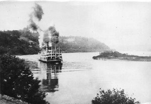 Unidentified River Steamship Ferry Boat Ship 