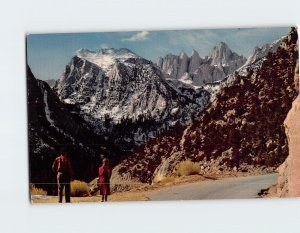 Postcard Mt. Whitney Sequoia National Park California USA