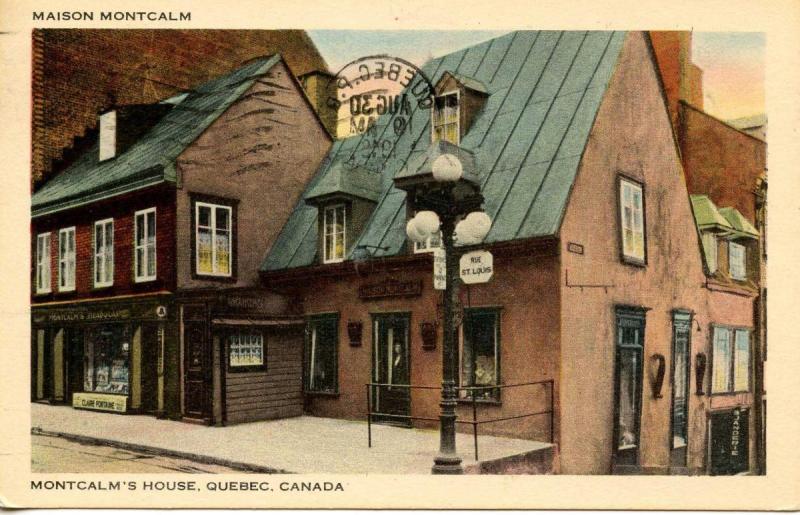 Canada - Quebec, Quebec City. Montcalm's House