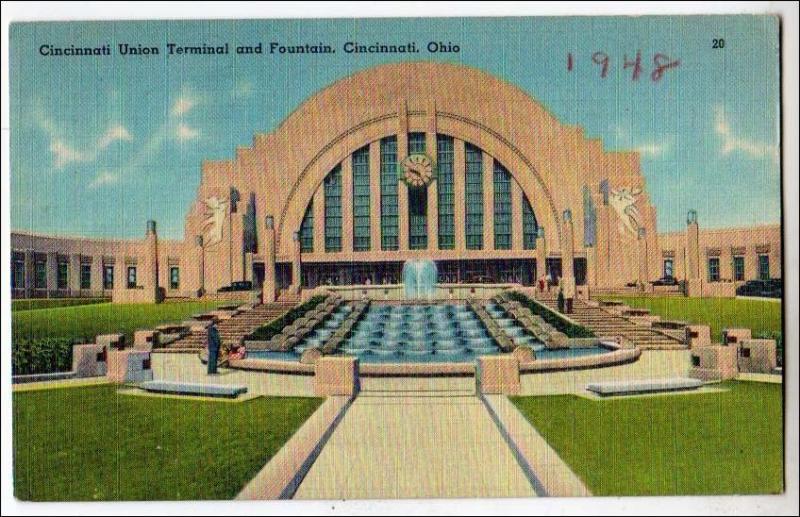 Cincinnati Union Terminal & Fountain, Cincinnati Ohio