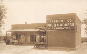 H94/ Canon City Colorado RPPC Postcard c1910 Fremont Fruit Storage124