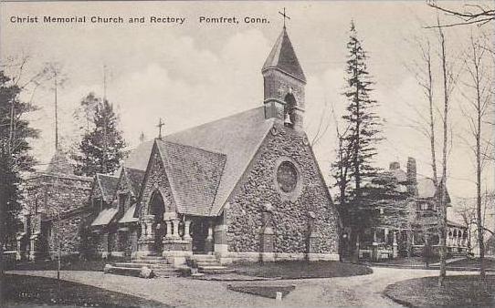 Connecticut Pomfret Christ Memorial Church And Rectory Albertype