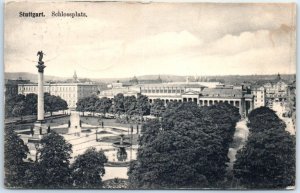 Postcard - Castle Square - Stuttgart, Germany