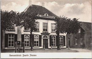 Netherlands Gemeentehuis Baarle Nassau Vintage Postcard C090