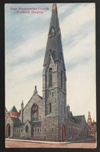 First Presbyterian Church Portland OR 1909 The E.P. Charlton & Co 