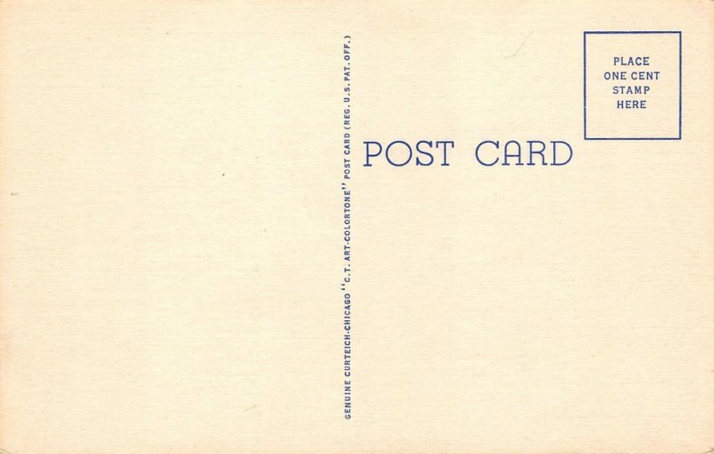 WIGWAM VILLAGE Roadside Gas Station Tipis Horse Cave, KY 1940s Linen