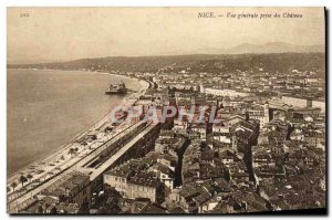 Old Postcard General Nice View from Castle