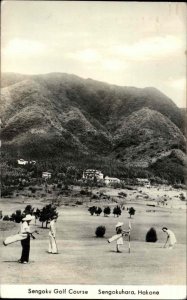 Hakone Japan Sengokuhara Sengok Golf Course Vintage Postcard