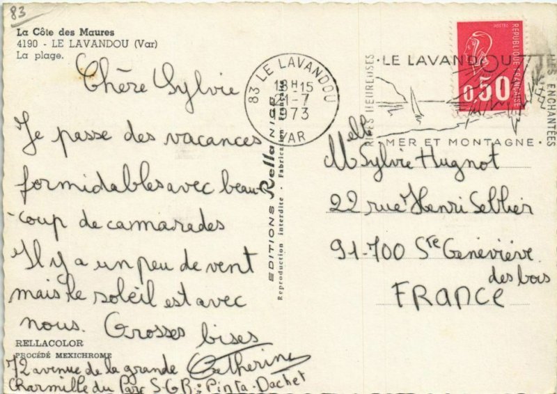 CPM LE LAVANDOU La Plage (1112131)