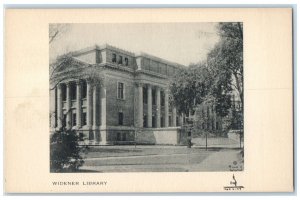 c1910's Widener Library Maynard Workshop Boston Waban MA Antique Postcard