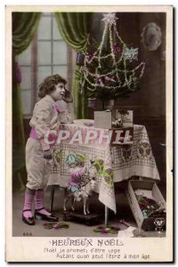 Old Postcard Fancy Doll Happy Noel Noel I promises to be sag as one can be at...