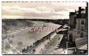 Old Postcard Saint Malo Vue Generale Sillon La Digue from the Grande Plage