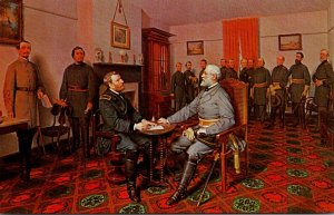 Surrender Of General Lee To General Grant 9 April 1865 By L M D Guillaume