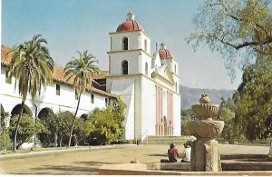 Mission Santa Barbara 1820 on the El Camino Real Santa Barbara California