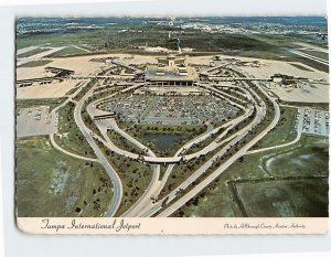 Postcard Aerial View of Tampa International Airport Tampa Florida USA