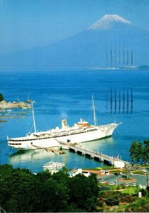 Japan Mount Fuji and Floating Hotel Scandinavia 1988