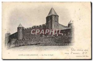 Old Postcard Carcassonne La Tour d & # 39Angle