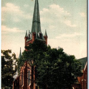 c1910s Pine Bluff, Ark. 1st ME Church Citizens Light & Transit Co Streetcar A153