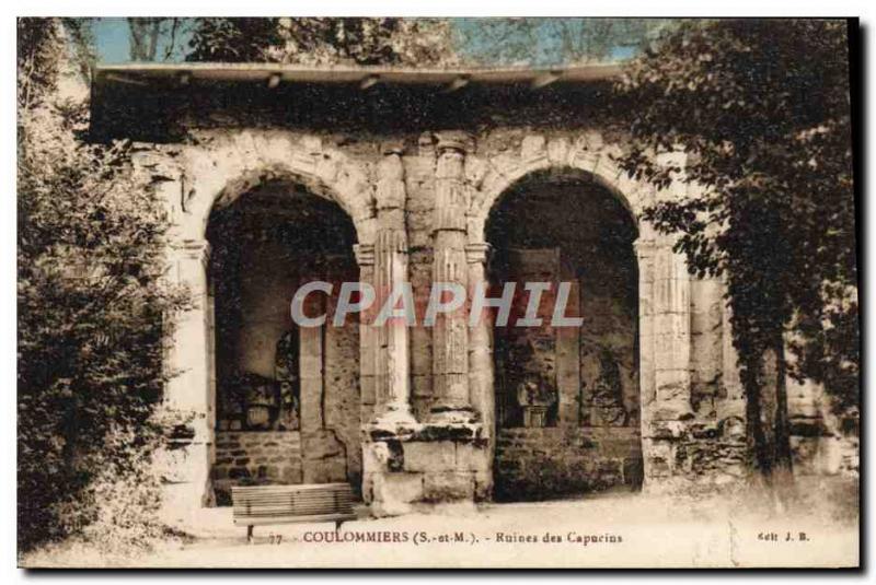 Postcard Old Coulsdon Ruins Capuchin