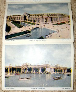 Panoramic View Louisiana Purchase Exposition, St. Louis USA 1904  Souvenir Pack