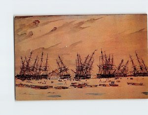 Postcard Art Print/Painting Forbes Collection Hart Nautical Museum MIT  MA