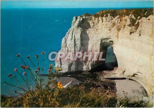 Modern Postcard Dieppe (Seine Maritime) The Cliffs is a Manneporte which Ones...