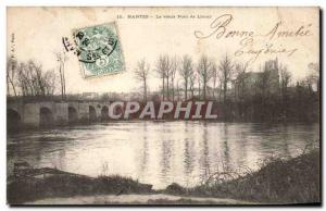 Old Postcard Old Bridge Mantes Limay