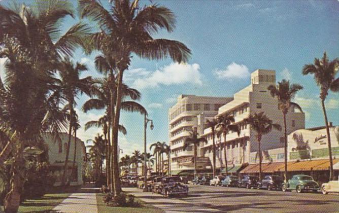 Florida Miami Lincoln Road Showing Shops