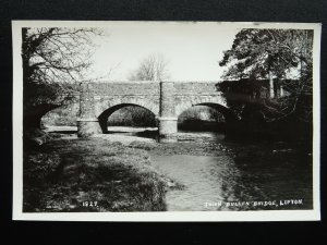 Devon LIFTON John Bullen Bridge c1950s RP Postcard by Kenneth E. Ruth