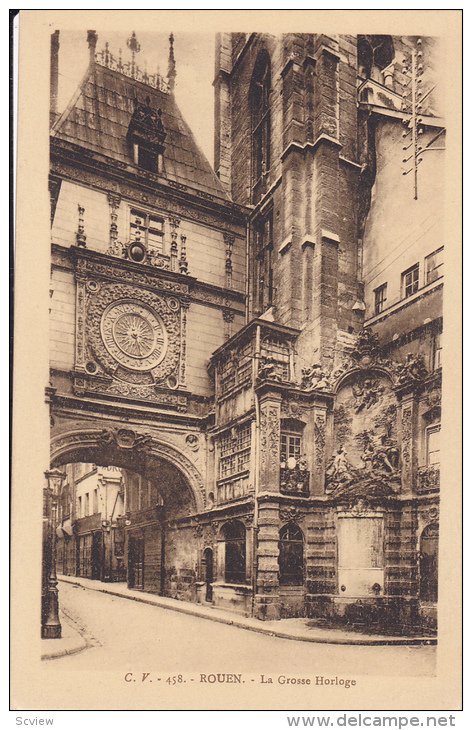 La Grosse Horloge, Rouen (Seine Maritime), France, 1900-1910s