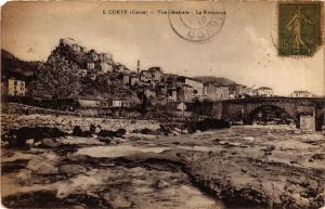 CPA CORSE CORTE - Vue générale La Restonica (711605)