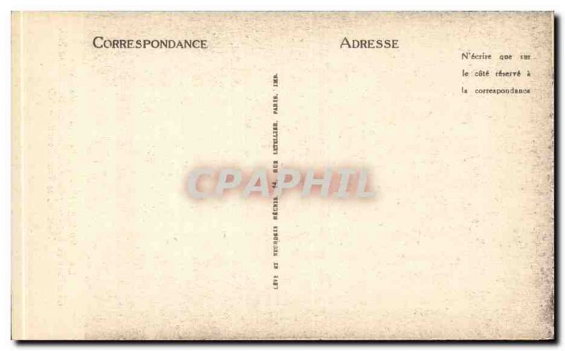 Postcard Old Vezelay Basilica Madeleine Chapiteau the seventh pillar of Saint...