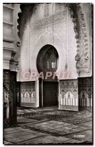 Old Postcard Scenes et Types Place of Prayers at the Mosque Morocco