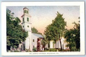 1907 Richmond Virginia VA Vintage Postcard St John Church Jamestown Exposition