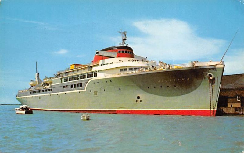 SS Aquarama Cleveland, Ohio, USA Aquarama Line Ship 1961 