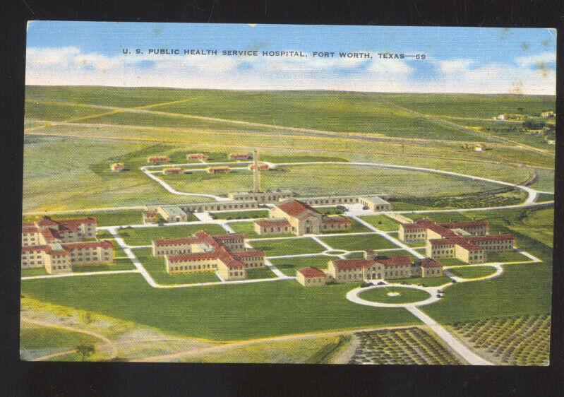 FORT WORTH TEXAS U.S. PUBLIC HEALTH SERVICE HOSPITAL VETERANS VINTAGE POSTCARD