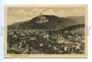 499068 GERMANY Wernigerode am Harz Vintage Louis Glaser Leipzig postcard