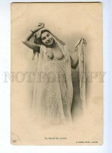 192040 ALGERIA Semi-Nude belly dancer girl Vintage postcard