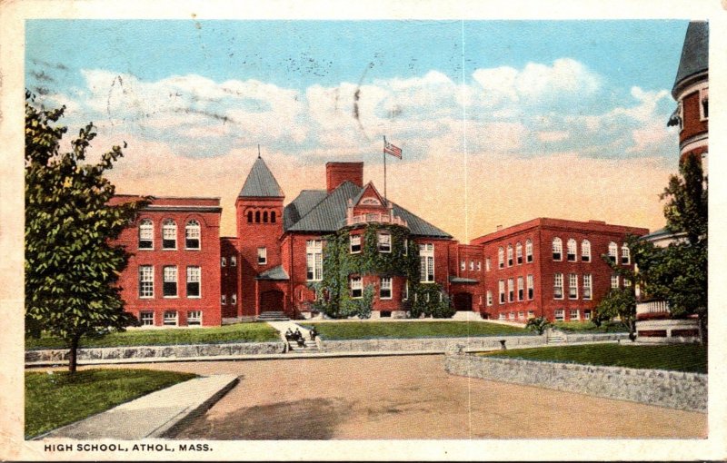 Massachusetts Athol High School 1916 Curteich