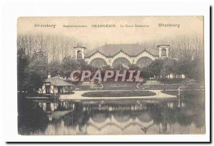 Strasbourg Old Postcard The large restaurant Orangerie